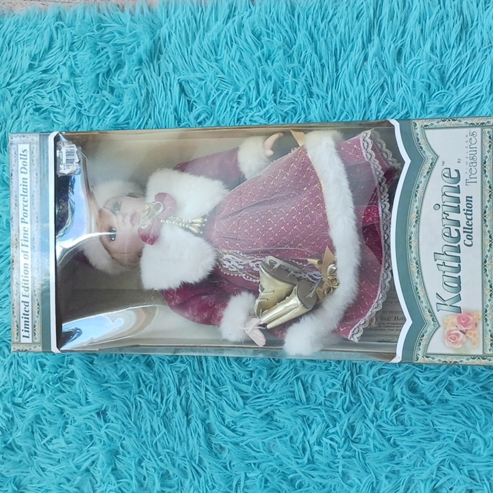 Porcelain Skater Doll Katherine Collection
